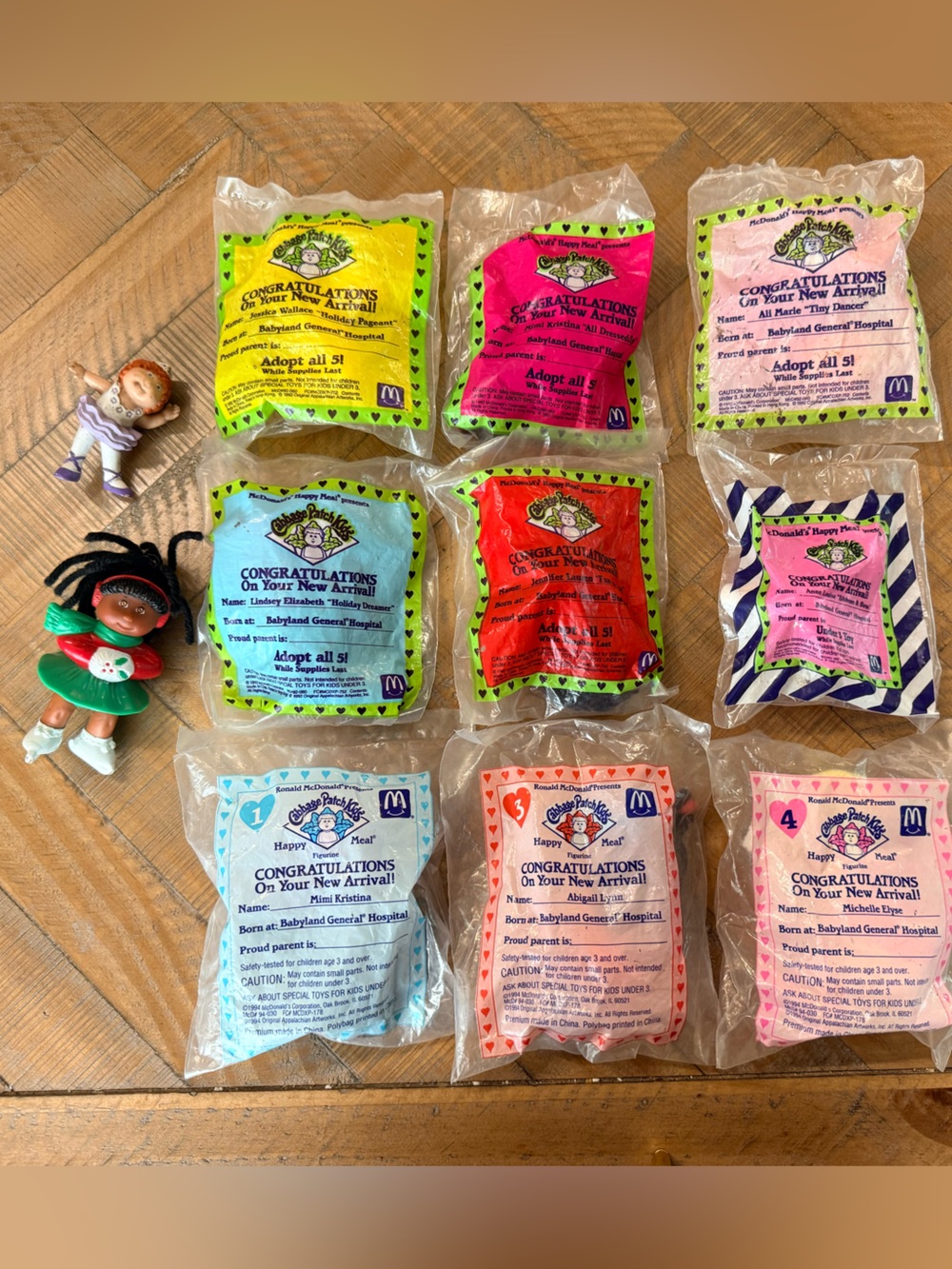 Vintage McDonald's Happy Meal Collectible toys - Sealed Packages (17 total)